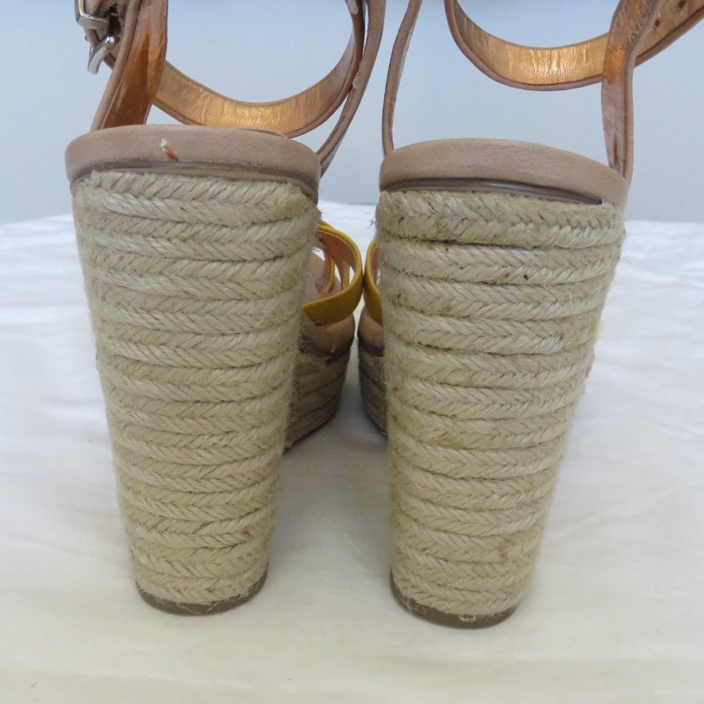 BCBGenetation Lemon glow Wedge Platform Espadrille 7 - Picture 3 of 9